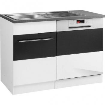 Held Möbel KS‑Trient Spülenschrank – 110 cm Breite, inkl. Tür/Socke, modernes Design