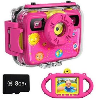 KidVibe 2.4 1080p Waterproof Camera – 8GB Memory Card Included