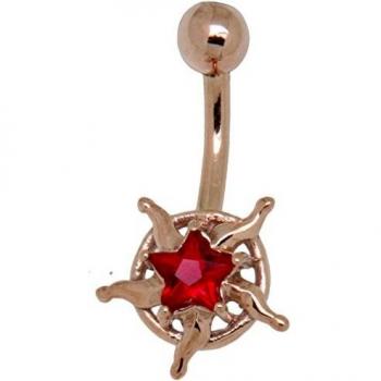 9 Karats Gold Bauchnabelpiercing by International Connection