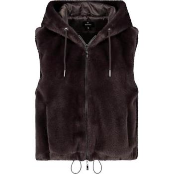 Monari Veste Fourrure Marron Taille 46