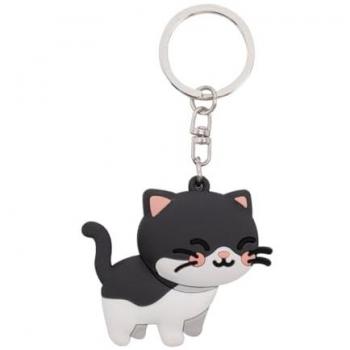 Llavero Gato Mr. Wonderful en Color Pastel