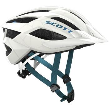 Scott Arx Mountainbike Helm weiß/türkis 2019: Größe: L (59-61cm)