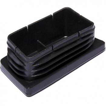 Pied Brinox B75935N – Embout rectangulaire 40 x 80 mm, couleur noire