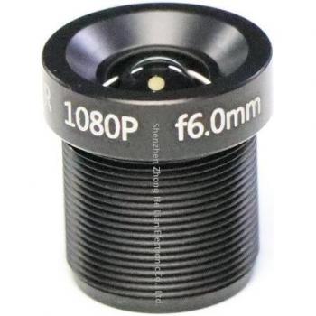 6mm 2.0MP 53 Degree M12 Night Vision Lens for CCTV