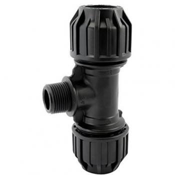 Raccord Té 90° Dérivation Male Filetée Ø40 1''1/4
