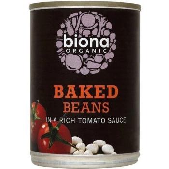 BIONA Organic Baked Beans in Tomato Sauce 420g