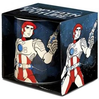 Actionfigure Captain Future im Logoshirt & Tassen Set