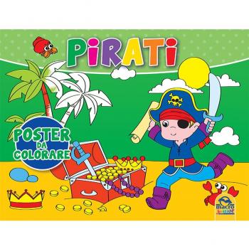Pirati. Poster da colorare
