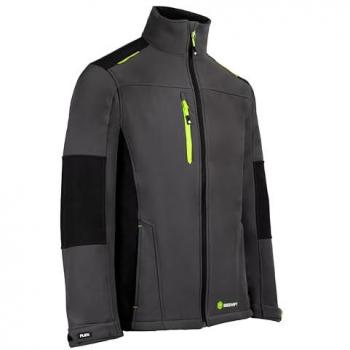 Beeswift Flex Softshell Jacket Two-Tone Grey/Black Medium