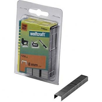 Grapas 8 mm Lomo Ancho 1250 g Wolfcraft 7192000 Heavy Duty
