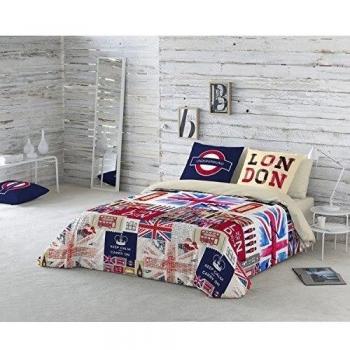 Juego Funda Nórdica Britain Multicolor NATURALS 220 x 220 cm