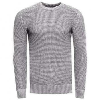 Sportlicher Herren Strickpullover in Grau von Rusty Neal, Größe S