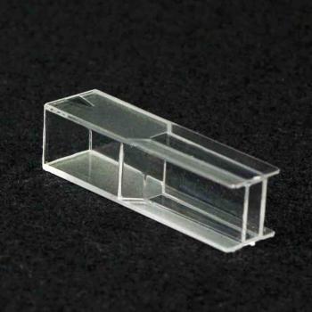 Box of 100 Semimicro Square Plastic Test Tubes 1.5ml