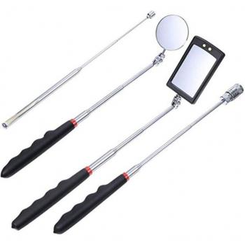 4-Piece Magnetic Retrieval Tool with LED Light