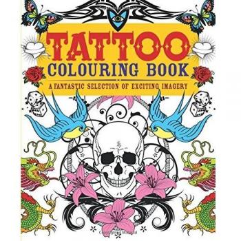 Tattoo Colouring Book by Arcturus Publishing
