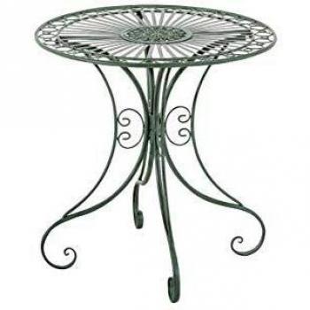 Tavolo Ferro per 4 Persone Verde Antico