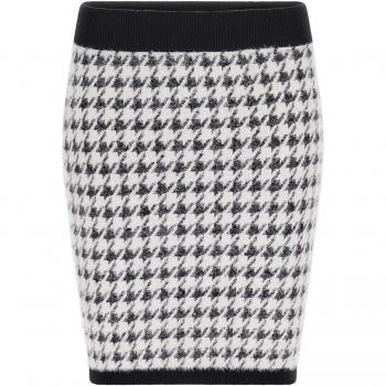 Pied De Poule Short Skirt