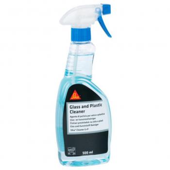 Sika 527420 Solution Nettoyante Verre et Plastique 500 ml