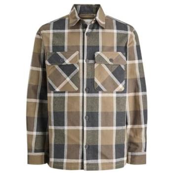 Rayle 2XL Mixed Check Overshirt – Jack & Jones – Malt Ball Edition