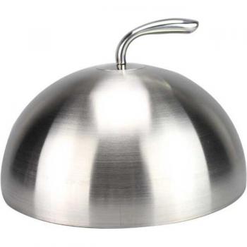 Couvercle de Steak rond en acier inoxydable 28 cm