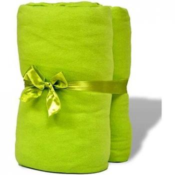 VidaXL Doppelpack Spannbetttuch – Jersey, 100 % Baumwolle, 200×220 cm