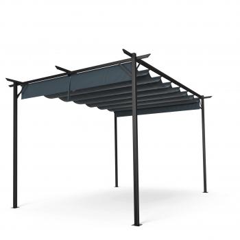 Pantheon Stahlpavillon 3x4m pulverbeschichtet