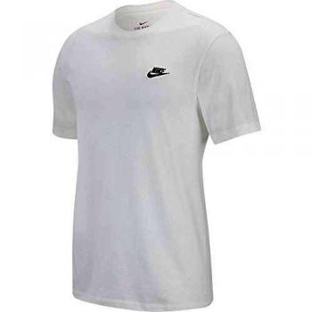 Nike Sportswear Club T-Shirt Men White Size XS