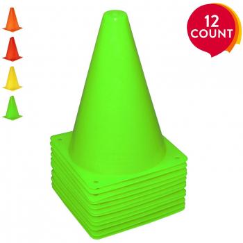 REEHUT 7.5 Inch Plastic Training Cone