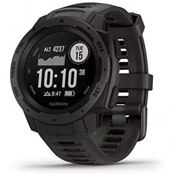 Garmin Instinct Smartwatch, für iOS, für Android, 45 mm Gehäuse Schiefergrau
