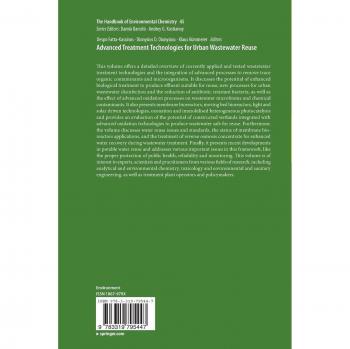 Advanced Treatment Technologies for Urban Wastewater Reuse
