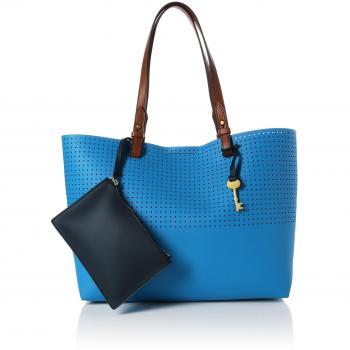 Blauer Shopper Fossil Rachel