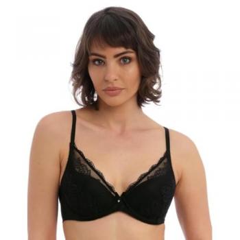 Wacoal Ravissant Plunge Bra in Black Polyamide – 32C