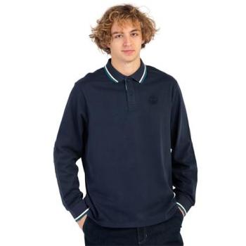 North Sails Polo de Hombre Manga Larga Algodón Marino