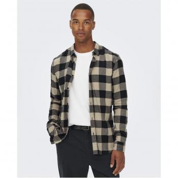 ONLY & SONS Gitterkaro Blusenshirt
