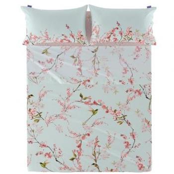 Sábana 100% Algodón Chinoiserie 180x270 cm (Cama 105)