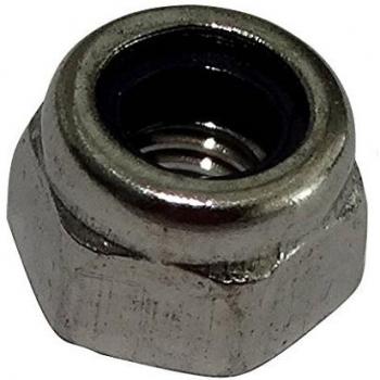 50x écrous M3 5.5mm hexagonaux autofreins en acier inoxydable A2