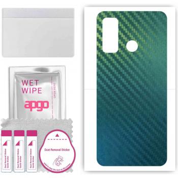 Wrap Vinyle Apgo – Protection dos Tecno Spark 5, motif carbone
