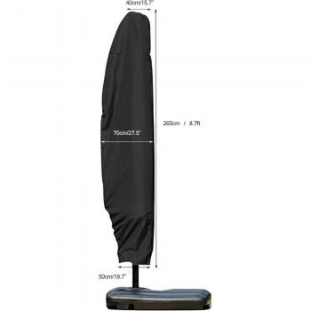 Cantilever Umbrella Cover with Zipper, Anti-UV Waterproof Protection
