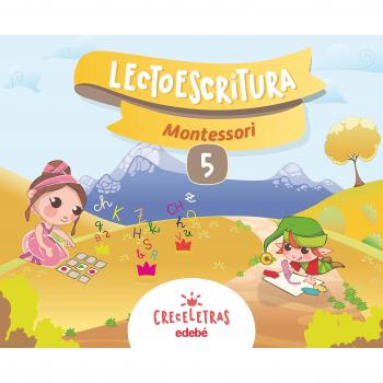 CRECELETRAS LECTOESCRITURA 5 MONTESSORI.