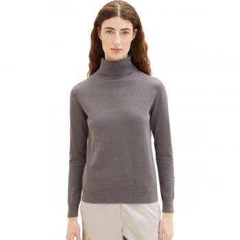 Jersey Elegante de Mujer con Cuello Alto