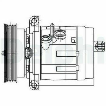 Compresseur de clim DELPHI TSP0155984