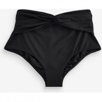 Bikini Noir Torsadé Taille Haute 44 – Next Bas