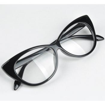 Eyelash Retro Noir Transparence Femmes