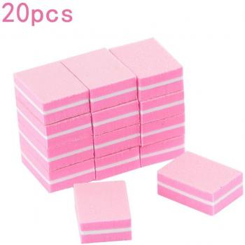 20pcs Colorful Nail Art Sponge Buffers