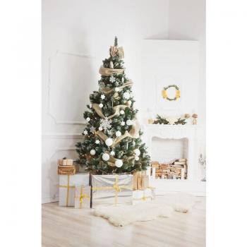 Weihnachtlicher Edinburgh PVC-Baum – Extra dick, 180 cm hoch, 500 Äste