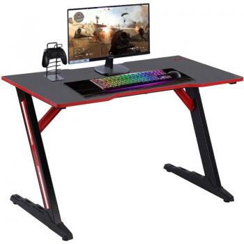 Scrivania per Computer Gaming in MDF e Metallo con Mouse Pad