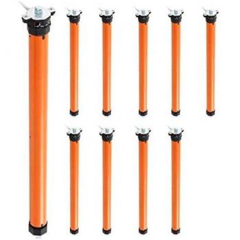 VidaXL Motori Tubolari 10 pz 10 Newton metri