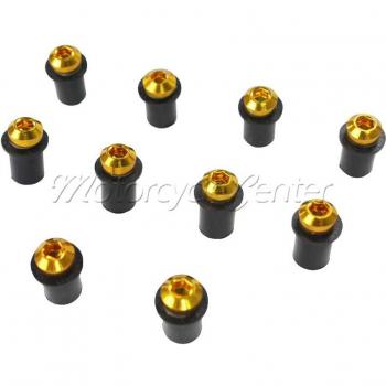 Conjunto Dorado PernoUniversal 5 mm – Parabrisas Moto
