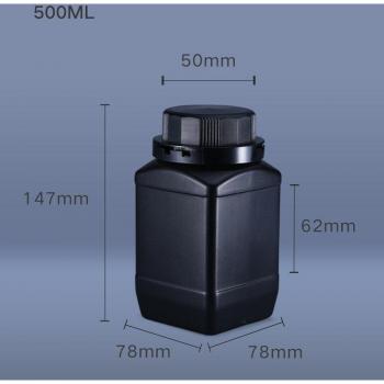 Empty HDPE Lotion Bottle with Inner Lid