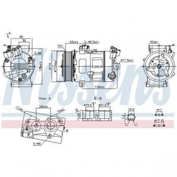 NISSENS Koelcompressor NIS 890947